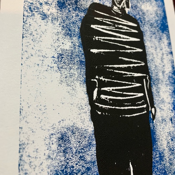 John Beatles Hand Carved Lino Block Print - Picture 3 of 3